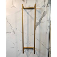 Handdoekenrek AQS Industrieel 95x25x20 cm Goud