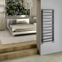 Designradiator Sapho Zig Recht 50x133.4 cm 490W Antraciet
