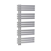 Designradiator Sapho Silvana Recht 50x123.6 cm 561W Zilver
