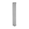 Sapho Designradiator Sapho Pilon Recht 27x180 cm 660W incl. 4 Haken Chroom