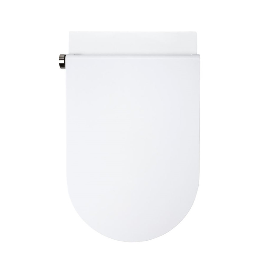 Douche WC RapoWash Basic met Bidetspoeler en Afstandsbediening Rimless Wit