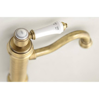 Wastafelmengkraan Sapho Vienna 1-hendel Gebogen 21.8 cm Brons (incl. pop-up waste)