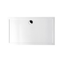 Douchebak Marmer Sapho Karia 120x100x4 cm Rechthoek Wit