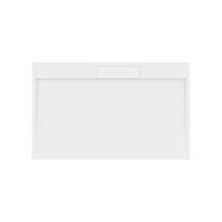 Douchebak Marmer Sapho Irena 160x100x3.5 cm Rechthoek Wit