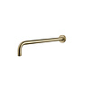 Wiesbaden Luxe Douche-Arm Wiesbaden Rond Muurbevestiging 35 cm Geborsteld Messing