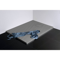 Douchebak Marmer Sapho Acora 120x80x3.5 cm Rechthoek Steen Grijs