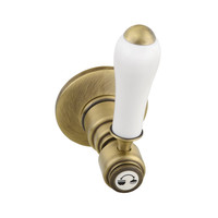 Douchekraan Inbouw Sapho Antea Mengkraan Afbouwdeel 2-weg Brons