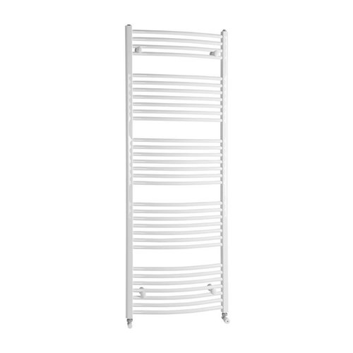 Handdoekradiator Sapho Orbit Gebogen 45x170 cm 732W Wit 