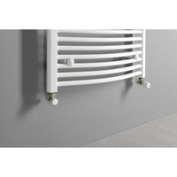 Handdoekradiator Sapho Orbit Gebogen 45x170 cm 732W Wit