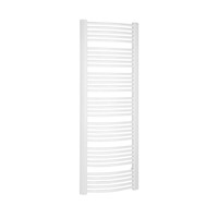 Handdoekradiator Sapho Egeon Gebogen 59.5x174.2 cm Wit