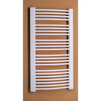 Handdoekradiator Sapho Egeon Gebogen 59.5x174.2 cm Wit