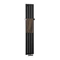 Designradiator Sapho Colonna Recht Middenaansluiting 29.8x180 cm 614W Antraciet