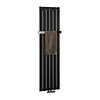 Sapho Designradiator Sapho Colonna Recht Middenaansluiting 45x180 cm 910W Antraciet