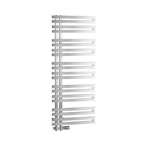 Designradiator Sapho Volga Recht 50x123.8 cm 311W Geborsteld RVS 