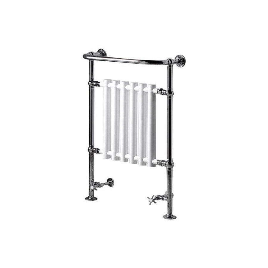 Handdoekradiator Sapho Cork 67.5x96 cm 550W Chroom / Wit