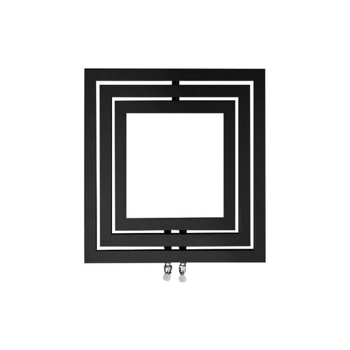 Designradiator Sapho Monopoli 60x60 cm 312W Antraciet 