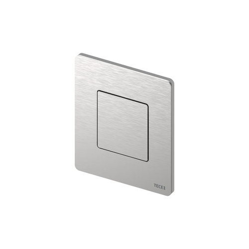 Urinoir Bedieningsplaat TECE Solid 10,4x12,4 cm RVS Geborsteld inclusief Cartouche en Beschermlaag 