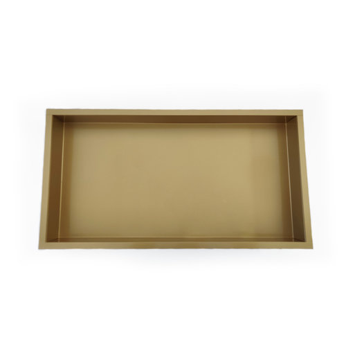 Inbouwnis AQS 30x60x10 cm RVS Goud 