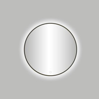 Badkamerspiegel Best Design Venetië Moya LED Verlichting 60x60 cm Rond Gunmetal