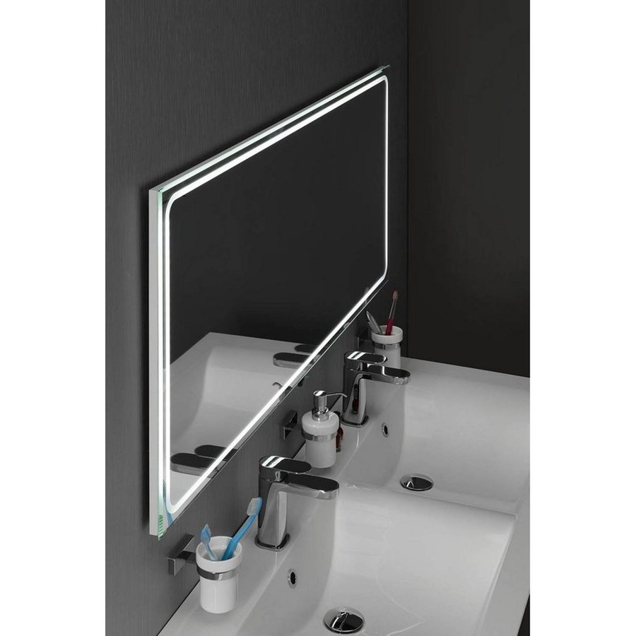 Badkamerspiegel Sapho Gemini II 110x65 cm LED-Strips