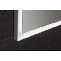 Badkamerspiegel Sapho Flut 120x70 cm LED-Verlichting Omlijsting Wit