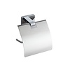 Sapho Toiletrolhouder Sapho Apollo 12.7x12.7 cm met Klep Chroom