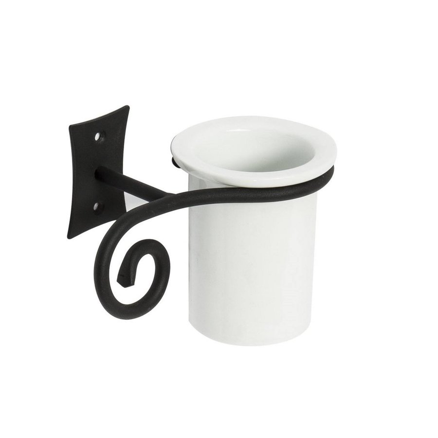 Bekerhouder Sapho Rebecco Hangend 17.1x12 cm Zwart / Wit