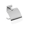 Sapho Toiletrolhouder Sapho X-Square 13.5x15.5 cm met Klep Chroom