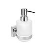 Sapho Zeepdispenser Sapho X-Square Hangend 200 ML Chroom / Melkglas