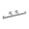 Dubbele Toiletrolhouder Sapho X-Round 38.5x5.5 Chroom