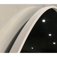 Badkamerspiegel Best Design Venetië White LED Verlichting 80x80 cm Rond Mat Wit