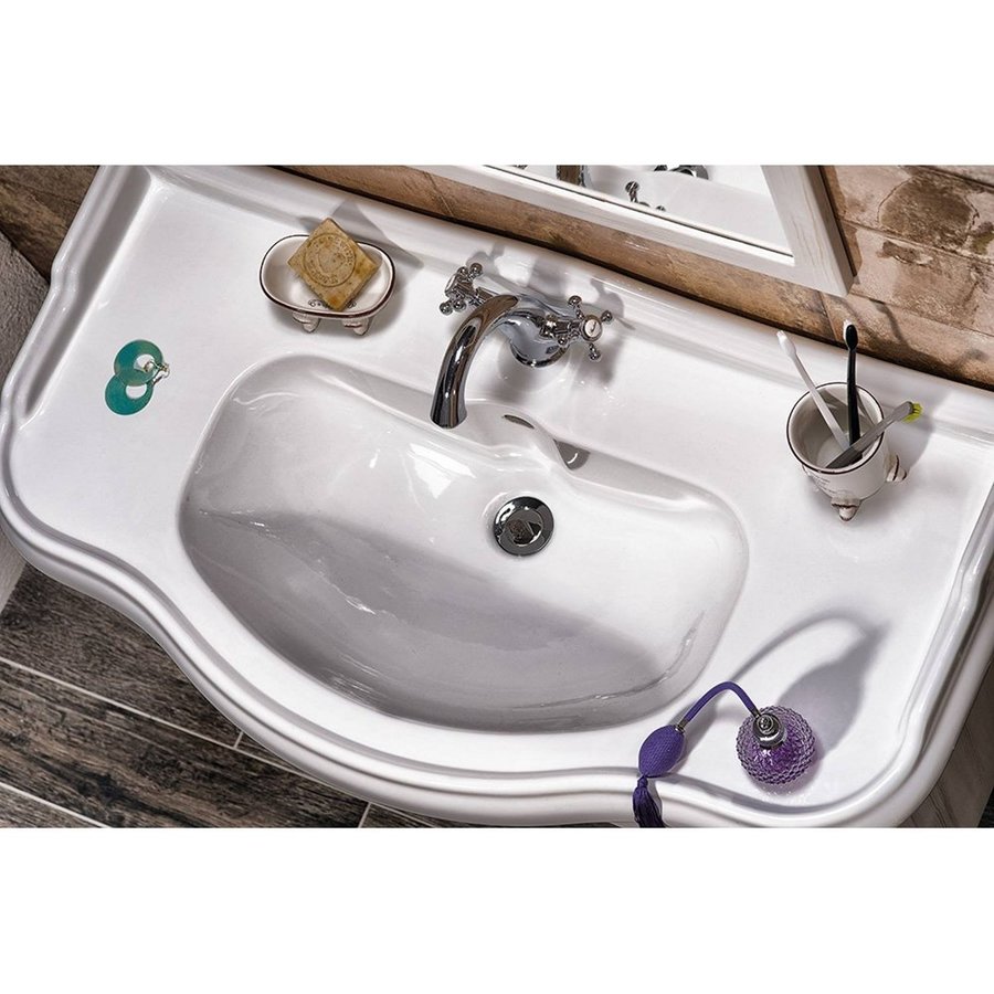 Zeephouder Sapho Amelie Vrijstaand 13.5x8x5.8 cm Keramiek Wit