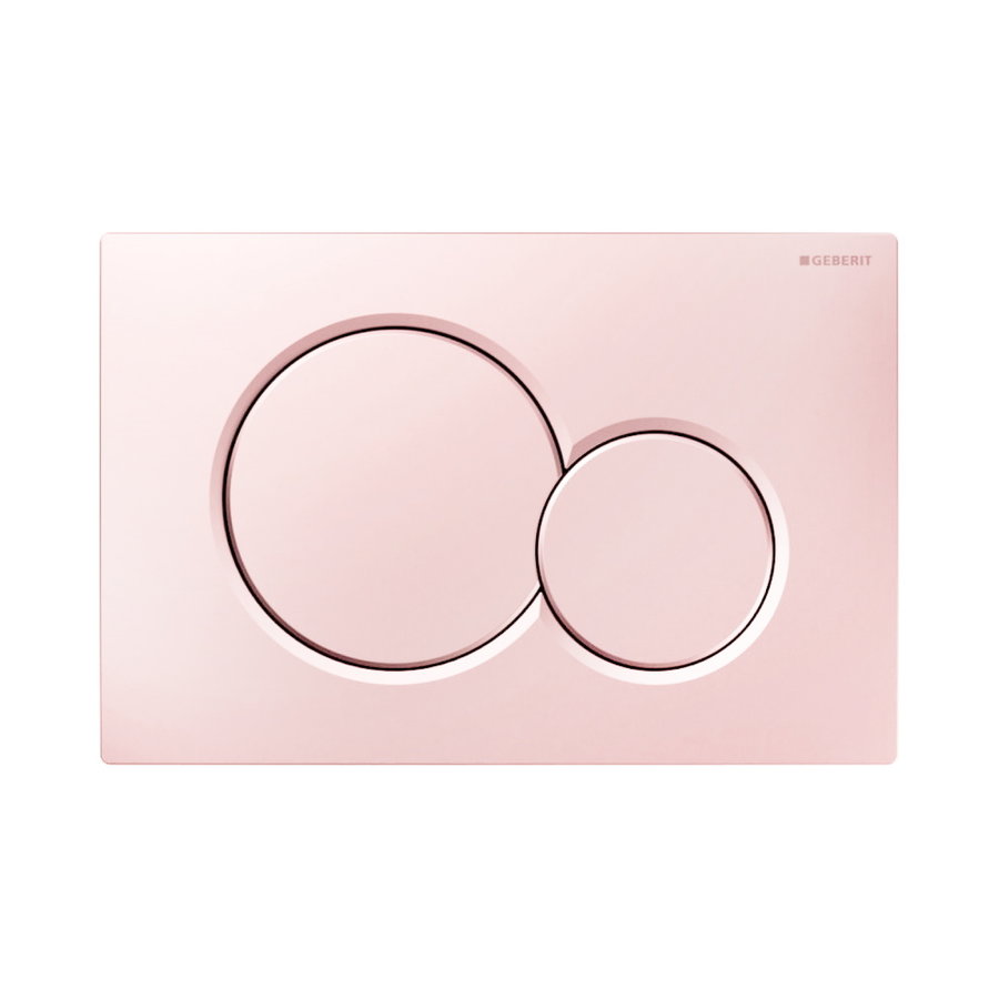 Bedieningsplaat Sigma by Geberit Frontbediening Mat Roze