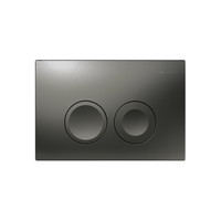 Bedieningsplaat Delta 25 by Geberit Frontbediening Mat Antraciet