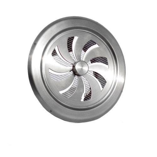 Ventilatierooster Weha Rond Afsluitbaar 10 cm RVS 