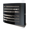 Weckx Overdruk Ventilatierooster Alfa 15 cm Mat Zwart