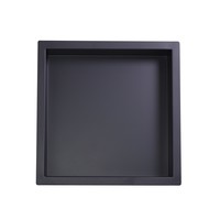 Inbouwnis Boss & Wessing Elegance Mat Zwart 30x30x10 cm