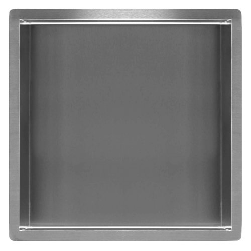 Inbouwnis Boss & Wessing Elegance 30x30x7 cm RVS 