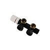 Boss & Wessing Onderblok Boss & Wessing Rio Thermostatisch 3/4'' Mat Zwart Haaks Links Zonder Knop