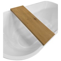 Badplank Boss & Wessing Wood Strak Design 80x20x3 cm Badrek Eikenhout