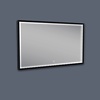 Boss & Wessing Badkamerspiegel Boss & Wessing Miami LED Verlichting Mat Zwart 100x60 cm
