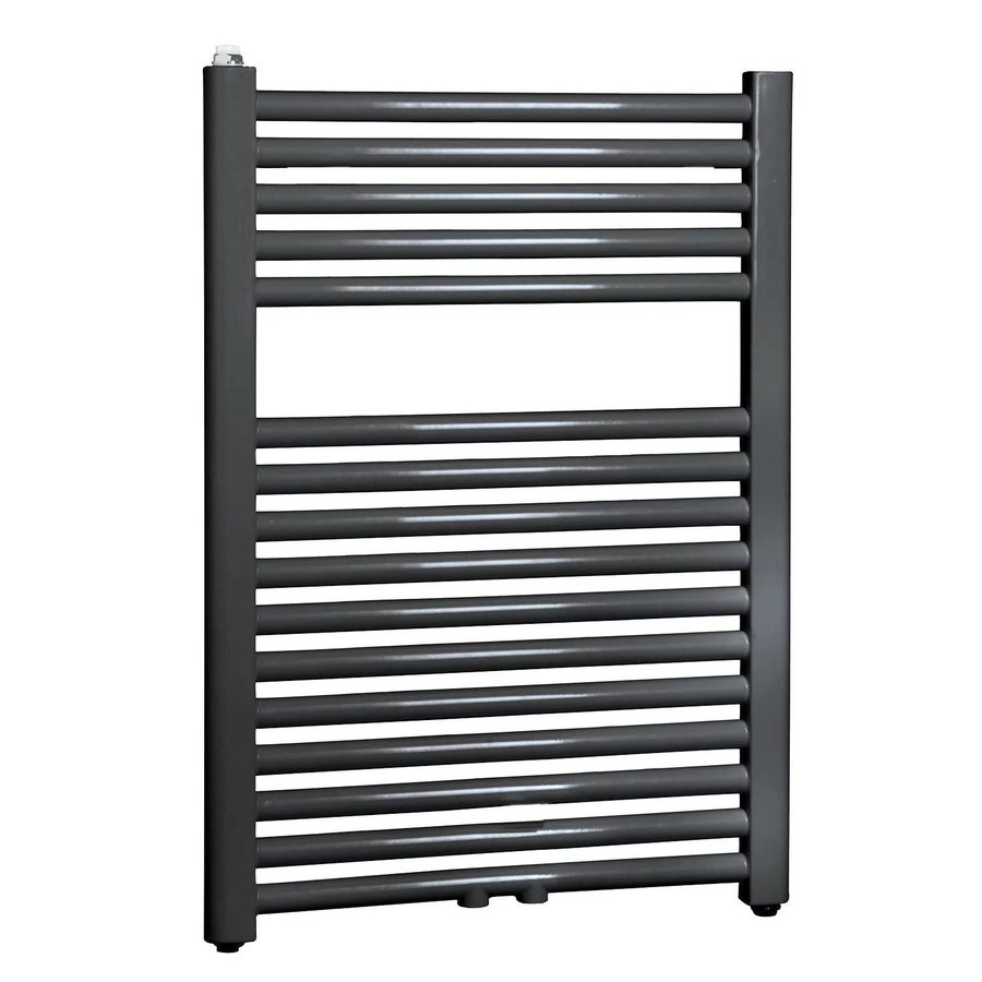 Radiator Boss & Wessing Emma 76,6x60 cm Midden Onder Aansluiting Antraciet (463 Watt)