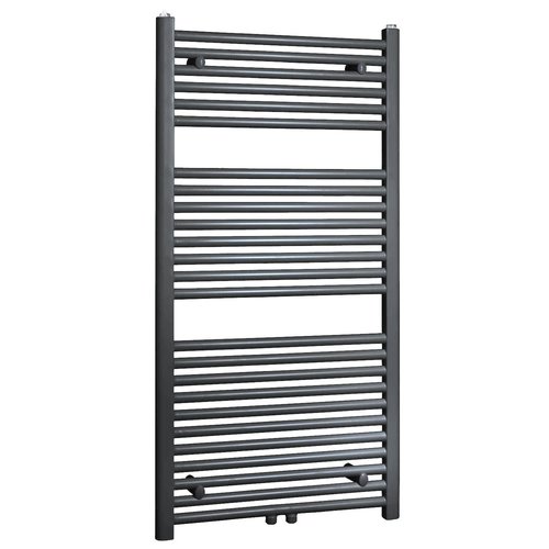 Radiator Boss & Wessing Emma 118,5x60 cm Midden-Onder Aansluiting Antraciet (830 Watt) 