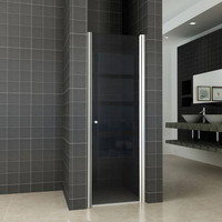 BWS Nisdeur Met Profiel 70x202 cm 8 mm NANO Omkeerbaar Rookglas