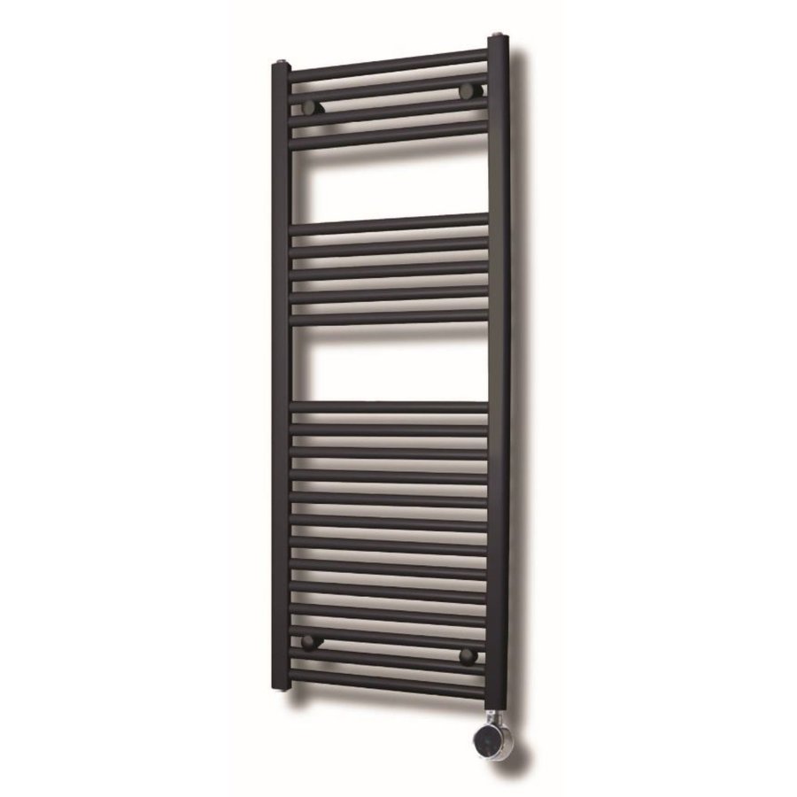 Elektrische Design Radiator Sanicare Plug En Play 111,8 x 45 cm Chroom Thermostaat Chroom 435 Watt