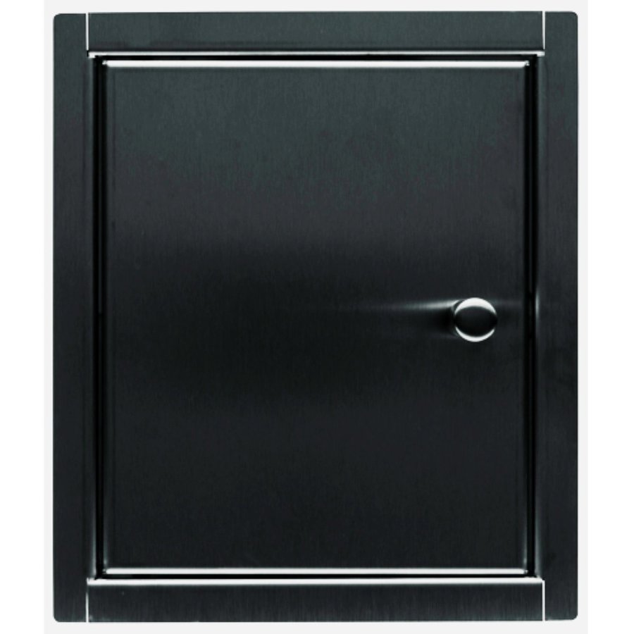 ROLL UP INBOUW TOILETROLHOUDER VOOR 6 ROLLEN BLACK CHROME