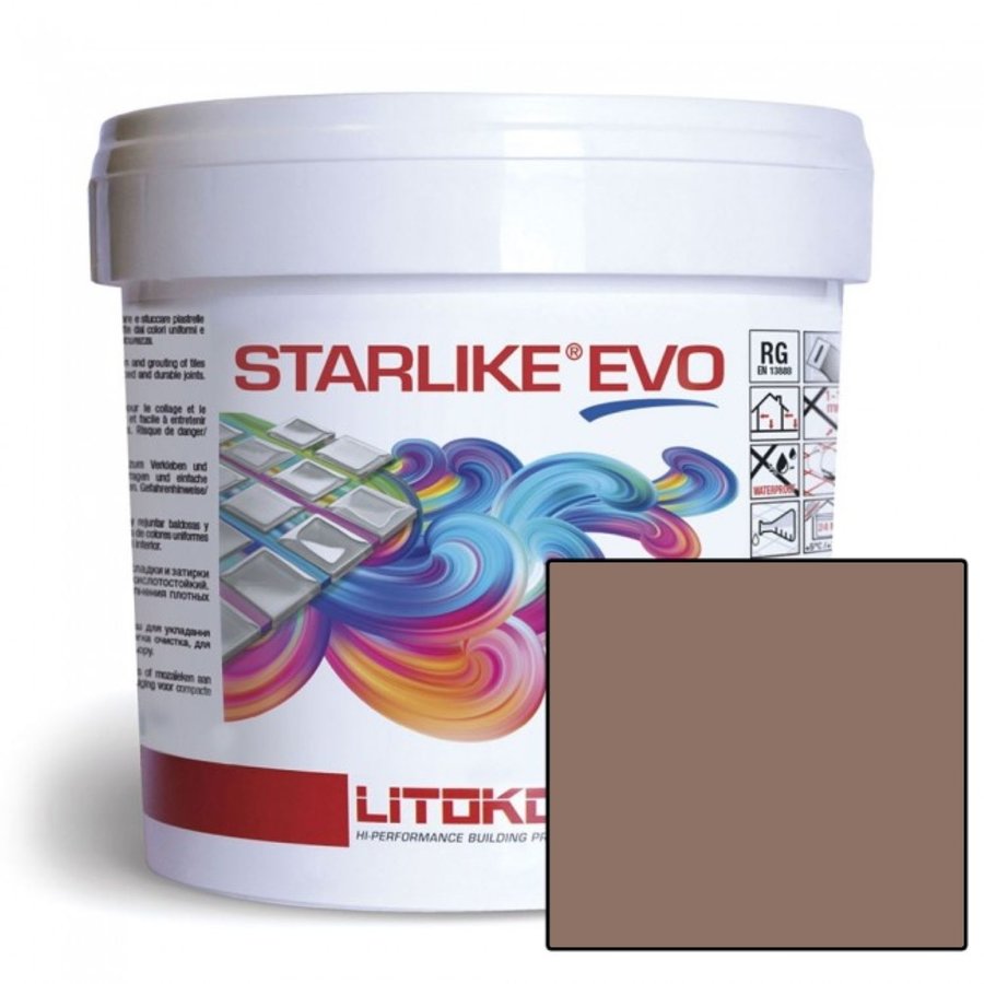 Starlike Voegmiddel 2 Componenten Epoxy 2,5 kg Evo 230 Cacao