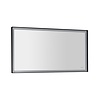 Sapho Badkamerspiegel Sapho Sort Led 120x70 cm LED-Verlichting Frame Mat Zwart
