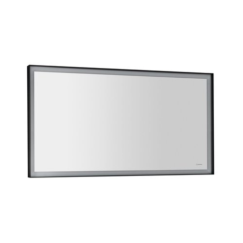 Badkamerspiegel Sapho Sort Led 120x70 cm LED-Verlichting Frame Mat Zwart 