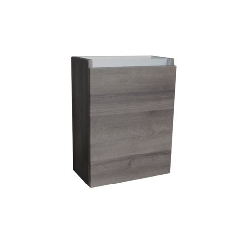 Fonteinkast Sanilux Aluminium Greeplijst Century Oak Scharnier Rechts 52x40x22 cm 